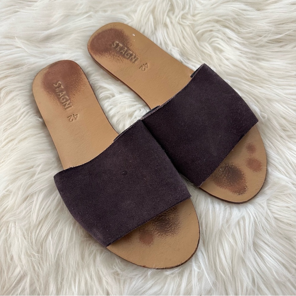St. Agni Slip sandals size 12